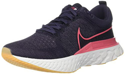 Picture of Nike Womens React Infinity Run Flyknit 2 Running Trainers CT2423 Sneakers Shoes (UK 5 US 7.5 EU 38.5, cave Purple Pink Black 501) - Size: 7.5