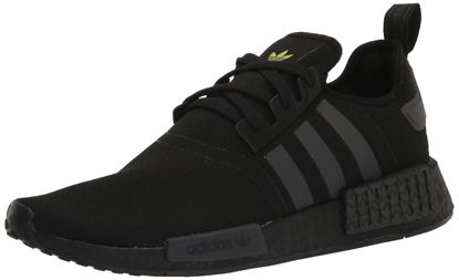 Picture of adidas Originals Men's NMD_R1 Sneaker, Black/Grey/Solar Yellow, 12.5 - Size: 12.5