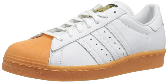 Picture of adidas Originals Men's Superstar Legacy Running Shoe, White/White/Gold Metallic, 10.5 - Size: 10.5