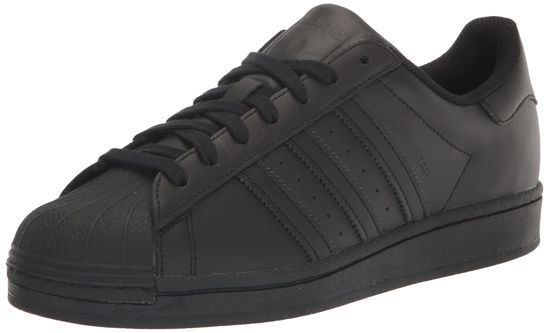 Picture of adidas Originals Men's Superstar Sneaker, Black/Black/Core Black, 7.5 - Size: 7.5