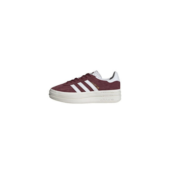 Picture of adidas Gazelle Bold Womens Shadow Red/Footwear White/Core White Size 8.5 - Size: 8.5