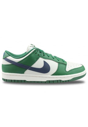 Picture of Nike Women's W Dunk Low Basketball Shoes, Gorge Green Midnight Navy, 5 Women - Size: 6