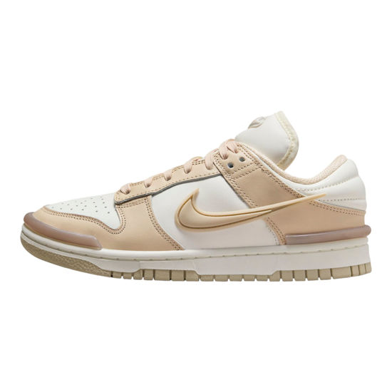 Picture of Nike Dunk Low Twist Women's Shoes (DZ2794-102, SAIL/Pink Oxford/SAIL/SANDDRIFT) Size 8 - Size: 8