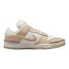 Picture of Nike Dunk Low Twist Women's Shoes (DZ2794-102, SAIL/Pink Oxford/SAIL/SANDDRIFT) Size 8 - Size: 8