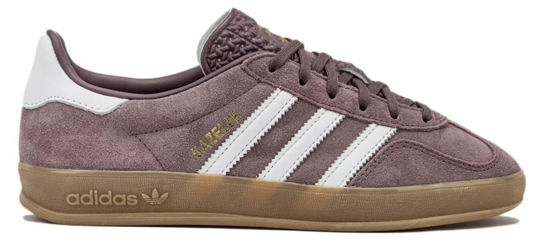 Picture of Adidas Gazelle Indoor Womens (Purple Shadow Fig, US Footwear Size System, Adult, Women, Numeric, Medium, 7) - Size: 7