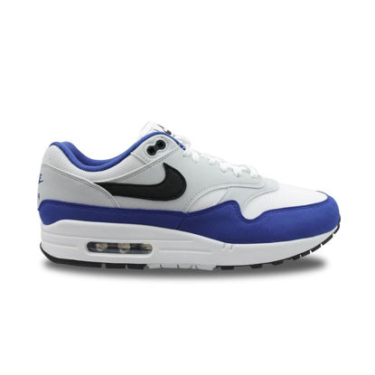 Picture of NIKE Men's Sneaker, White Black Deep Royal Blue, 7 - Size: 7