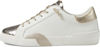 Picture of Dolce Vita Women's Zina Sneaker, White/Gold Leather, 11 - Size: 11