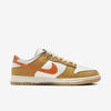 Picture of Nike Dunk Low Retro Shoes (HM3729-181, Sail/Coconut Milk/Wheat/Safety Orange) Size 9.5 - Size: 9.5