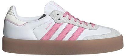 Picture of Adidas Sambae Womens Shoes (White Bliss Pink, 5.5) - Size: 5.5