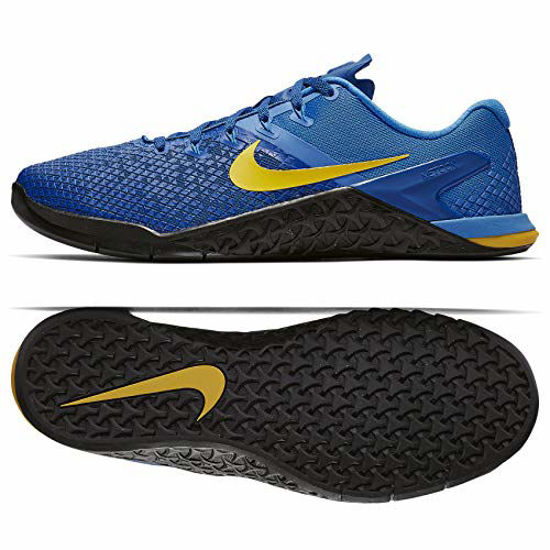 Picture of Nike Men's Metcon 4 XD Training Shoe Team Royal/Amarillo/Light Photo Blue/Black Size 8.5 M US - Size: 8.5