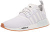 Picture of adidas Originals Men's NMD_R1 Sneaker, White/White/Gum, 4 - Size: 4