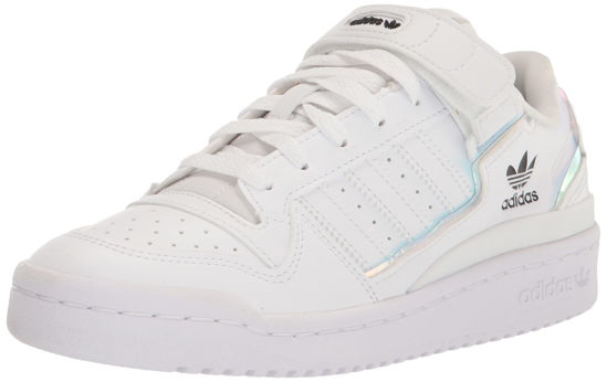 Picture of adidas Originals Unisex-Child Forum Low White/Black 3.5 Big Kid, US - Size: 3.5 Big Kid