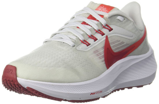 Picture of Nike Women's Air Zoom Pegasus 39, White/University Red, 10 M US - Size: 10