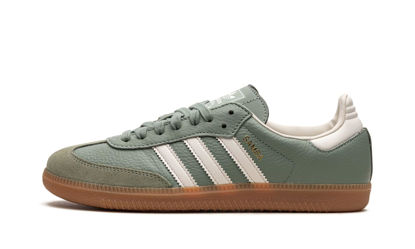 Picture of adidas Samba OG Womens Silk Green/White/Gum Size 11 - Size: 11