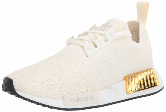 Picture of adidas Originals womens Nmd_r1 running shoes, Off White/ Off White/ Gold Met., 5.5 US - Size: 5.5