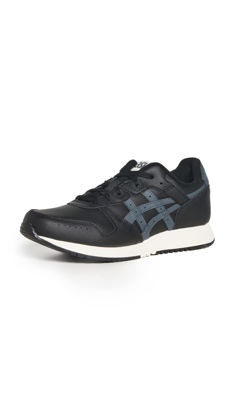 Picture of ASICS Men's Lyte Classic Shoes, 8.0, Black/Carrier Grey - Size: 8