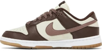 Picture of Nike Women's W Dunk Low Basketball Shoes, Coconut Milk Plum Eclipse, 40.5 EU - Size: 40.5 EU