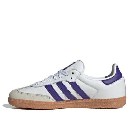 Picture of Adidas Samba OG Womens White Energy Ink Gum Size 8 - Size: 8