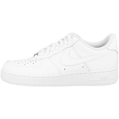 Picture of Nike Men's NIKE AIR FORCE 1 '07 BASKETBALL SHOES 13 (WHITE/WHITE ) - Size: 13.5