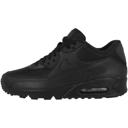 Picture of Nike Womens Air Max 90 Running Sneakers Black/Black-Black 325213-057 (6 B(M) US) - Size: 6