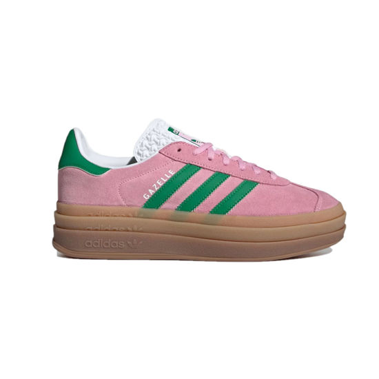 Picture of adidas Gazelle Bold Women's Sneakers, True Pink/Green/Cloud White, Size 8 - Size: 8