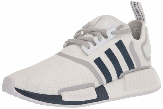 Picture of adidas Originals mens Nmd_r1 Sneaker, White/Crew Navy/Grey, 8.5 US - Size: 8.5