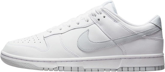 Picture of Nike Dunk Low Retro Women's Basketball Shoes, White White Platinum Pure White, 9 US - Size: 7.5