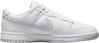 Picture of Nike Dunk Low Retro Women's Basketball Shoes, White White Platinum Pure White, 9 US - Size: 7.5