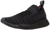 Picture of adidas Originals Men's NMD_R1 STLT Primeknit Running Shoe, Black/Utility Black/Solar Pink, 8 - Size: 8