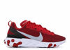 Picture of Nike Men's React Element 55 (11 M US, Gym Red/ Wolf Grey-White-Black) - Size: 11