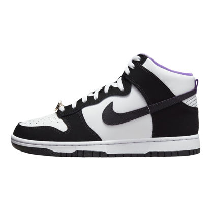 Picture of Nike Dunk High DD1399 102 Game Royal, Men, One Size, Black/White/Grape Action/Black, 46 EU/UK 11, Black White Actiongrape Black, 12 US - Size: 12