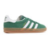 Picture of adidas Men's Gazelle Indoor Sneaker, Collegiate Green/Footwear White/Gum 2, Size 4 - Size: 4