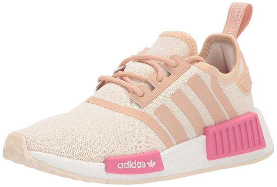 Picture of adidas Originals Women's NMD_R1 Sneaker, Wonder White/Halo Blush/White, 8.5 - Size: 8.5