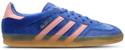 Picture of Adidas Originals Gazelle Indoor Womens Sneaker (Blue Semi Pink Spark, 7) - Size: 7