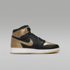 Picture of Air Jordan 1 High OG Big Kids' Shoes (FD1437-071, Black/Sail/Metallic Gold) Size 3.5 - Size: 3.5 Big Kid