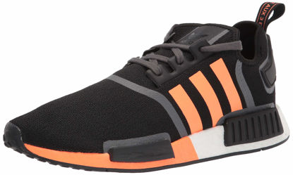 Picture of adidas Originals mens Nmd_r1 Sneaker, Black/Screaming Orange/Grey, 7.5 US - Size: 7.5