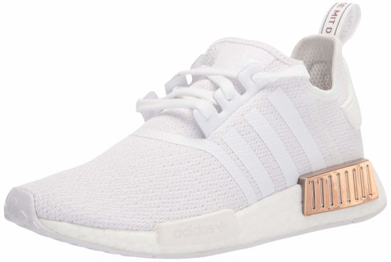 Picture of adidas Originals womens Nmd_r1 Sneaker, White/White/Copper Metallic, 8.5 US - Size: 8.5