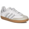 Picture of Adidas Samba OG Womens Shoe, White Halo Blue Gum, Size 9 - Size: 9