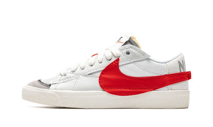 Picture of Nike Mens Blazer Low 77 Jumbo DQ8769 100 University Red - Size 10 - Size: 10