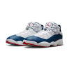 Picture of Nike Mens Jordan 6 Rings Basketball Shoes (7.5), White/University Red/Light Steel Grey/True Blue - Size: 7.5