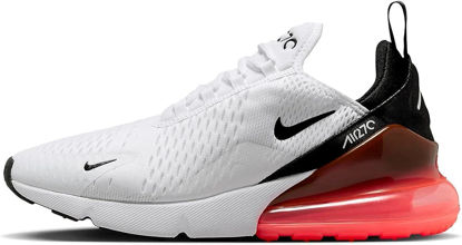 Picture of Nike Men's Air MAx 270 Shoes (White/Hot Punch/Black, us_Footwear_Size_System, Adult, Men, Numeric, Medium, Numeric_13) - Size: 13