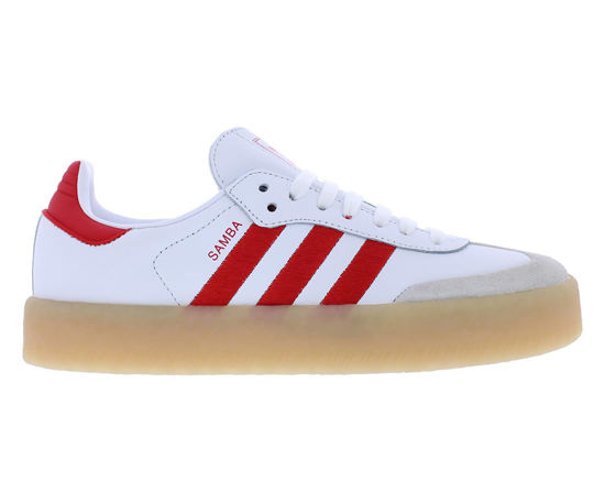 Picture of adidas Sambae Womens Shoes Size 11, Color: White/Red-White - Size: 11