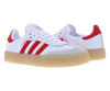 Picture of adidas Sambae Womens Shoes Size 11, Color: White/Red-White - Size: 11