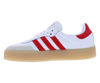 Picture of adidas Sambae Womens Shoes Size 11, Color: White/Red-White - Size: 11