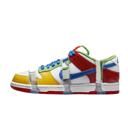 Picture of Nike Mens SB Dunk Low FD8777 100 Ebay - Sandy Bodecker - Size 10.5 White/Red-Blue - Size: 10.5