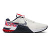 Picture of Nike Womens Metcon 8 Trainers Do9327 Sneakers Shoes (Summit White/Bright Crimson/Hyper Pink/Blackened Blue, us_Footwear_Size_System, Adult, Women, Numeric, Medium, Numeric_8) - Size: 8