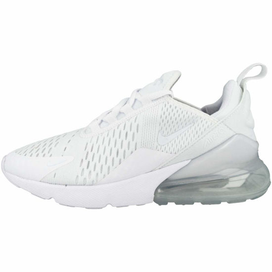 Picture of Nike Boy's Air Max 270 (Big Kid) White/White/Metallic Silver 4 Big Kid M - Size: 4 Big Kid