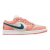 Picture of Nike Women's Air Jordan 1 Low UNC Basketball Shoe, Lt Madder Root/Dark Teal Green, 6.5 - Size: 6.5