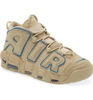 Picture of Nike mens Air More Uptempo Shoes, Limestone/Limestone/Valerian B, 9.5 - Size: 9.5