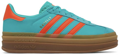 Picture of adidas Gazelle Bold Womens Sneaker (Mint Rush Orange, 5.5) - Size: 5.5